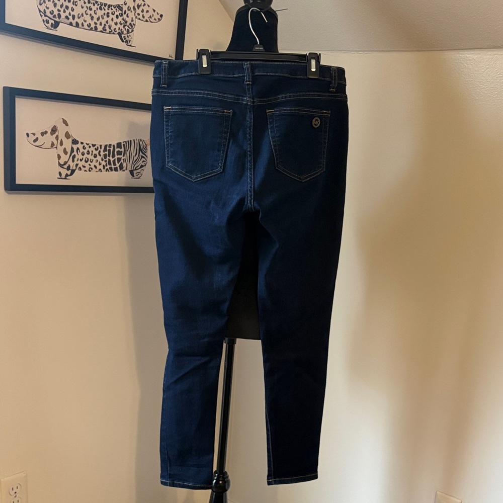 Michael Kors “Izzy Skinny” Women's Dark Blue Jeans